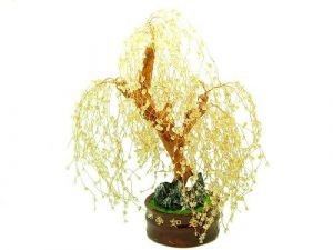Citrine Crystal Four Seasons Willow Feng Shui Tree1