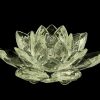 Clear Crystal Lotus Blossom Flower - 30mm2