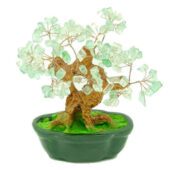 Clear Green Lead Crystal Gem Tree(Big)1