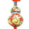 Cloisonné Wu Lou with Peonies & Mystic Knot2