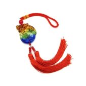 Colorful Liuli Feng Shui Piyao Ping An Tassel1