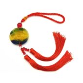 Colorful Liuli Piyao Biting Coin Tassel - Pi Xiu, Pixiu, Pi Yao, Pi Chiu1