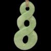 Double Eight Jade Pendant With Necklace4