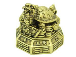 Dragon Tortoise On A Bed Of Treasures And Bagua1