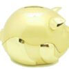 Elegant Golden Boar Piggy Bank5