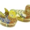 Enamel Mandarin Ducks For Marital Bliss Jewel Box (S)2