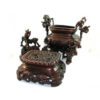 Exquisite Brass Incense Burner with Bamboo Tree Motif4