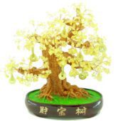 Extravagant Citrine Crystal With 9 Coins Gem Tree (Big)1