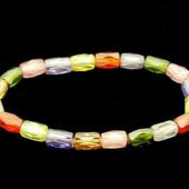 Faceted Assorted Gemstones Bracelet1