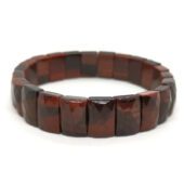 Faceted Rectangular Red Tiger Eye Crystal Bracelet1