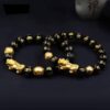 Feng Shui Pixiu Black Obsidian Wealth Bracelet6