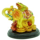 Fortune Money Frog On Wish Fulfilling Elephant1