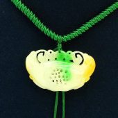 Fuk Luk Sau Jade Medallion Lock Pendant Necklace1