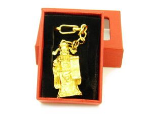 God Of Wealth Golden Key Chain1