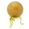 Gold Rutilated Quartz Sphere 50Mm1