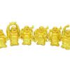 Golden Laughing Buddha For Ultimate Wealth (Large Set Of 6)2