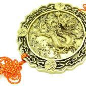 Good Fortune Dragon With Mystic Knot Talisman1