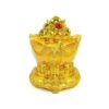 Good Fortune Golden Ingot with Treasure for Prosperity Luck3