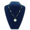 Graceful Rose Jade Pendant with Necklace2