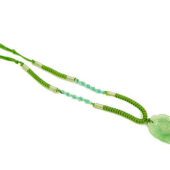 Green Jade Pi Yao Pendant With Necklace1