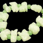 Green Jade Twelve Zodiac Bracelet