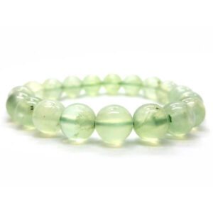 Green Prehnite Crystal Bracelet1