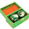 Green Yin Yang Chinese Health Balls With 8 Trigrams1