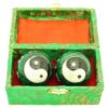 Green Yin Yang Chinese Health Balls With 8 Trigrams2
