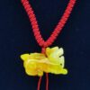 Green and Yellow Jade Pi Yao Pendant with Chain3