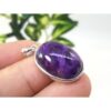 High Grade Sugilite Cabochon Pendant with 925 Silver Frame1
