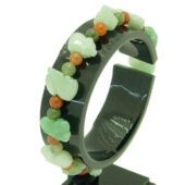 Jade 12 Zodiac With 5Mm Multicolor Rutilated Bracelet1