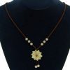 Jade Flower Blossom Necklace2