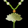 Jade Lotus Flower Necklace3