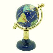 Lapis Lazuli World Globe For Education Luck 55mm1