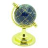 Lapis Lazuli World Globe For Education Luck 55mm3