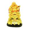 Laughing Buddha Holding Ruyi Sitting on Money Toad1