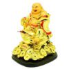 Laughing Buddha Holding Ruyi Sitting on Money Toad2