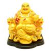 Laughing Buddha On Dragon Chair For Good Fortune (L)1