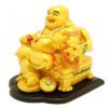 Laughing Buddha On Dragon Chair For Good Fortune (L)2