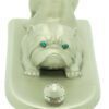 Lucky Pewter Bulldog With Ball4