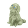 Lucky Pewter Dog With Sparkling Blue Eyes2
