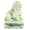 Marble Fu Dogs on Stand for Protection (1 Pair)2
