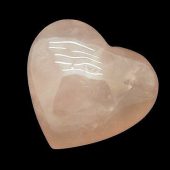 Mini Rose Quartz Puffy Heart For Love Luck1