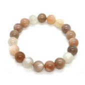 Mixed Colors Moonstone Bracelet 彩月光石1