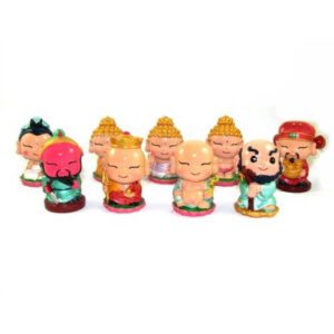 Nine Cute Mini Gods and Deities Figurines1