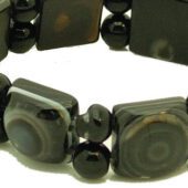 Obsidian Bracelet with Third Eye