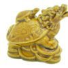Porcelain Dragon Tortoise On Bed Of Coins And Ingots2