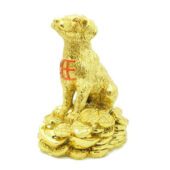 Prosperity Dog on Bed of Wealth1