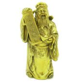 Rich Wealth God Holding Good Fortune Scroll (L)1