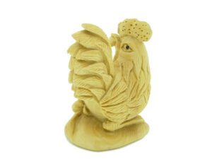 Rooster Biting On String Of Auspicious Coins1